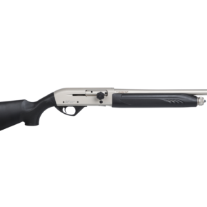 GForce Arms GF1 12 gauge semi-automatic shotgun with 18.5-inch barrel, nickel finish, and pistol grip configuration