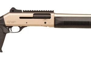 GForce Arms GF4 semi-automatic 12 gauge shotgun with 18.5-inch barrel in nickel and black finish