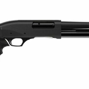 Retay GPS Tactical 12 gauge pump-action shotgun with pistol grip and 18.5-inch barrel in matte black finish