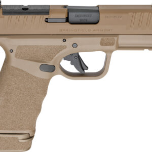 Springfield Armory Hellcat Pro OSP 9mm pistol in flat dark earth finish with tritium night sights and optics-ready slide