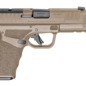 Springfield Armory Hellcat Pro OSP 9mm FDE semi-auto pistol with optic-ready slide and tritium night sights