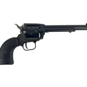 Heritage Manufacturing Rough Rider single action revolver with 6.5-inch black satin barrel chambered in .22 LR and .22 Magnum