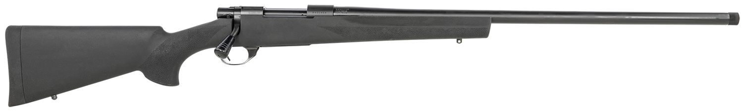 Howa M1500 Hogue bolt-action rifle in 7mm PRC with 24-inch barrel and black Hogue overmolded stock
