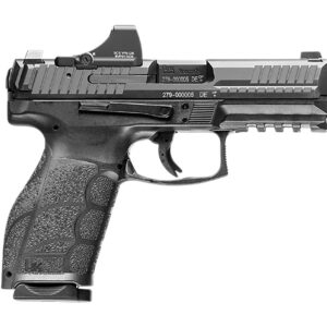 Heckler & Koch VP9A1 X 9mm black striker-fired pistol with optic-ready slide and night sights, right-side view