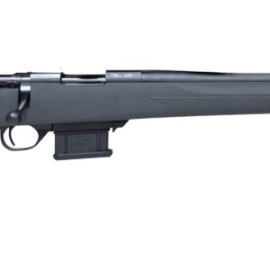 Howa M1500 Mini Action 6mm ARC bolt-action rifle with 20-inch heavy barrel in black synthetic stock