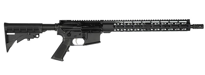 Hi-Point HP-15 semi-automatic rifle in black, chambered in 5.56 NATO with a 16-inch barrel and 30-round magazine