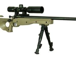 Keystone Sporting Arms Crickett CPR .22 Magnum single-shot youth rifle with blue barrel and tan stock