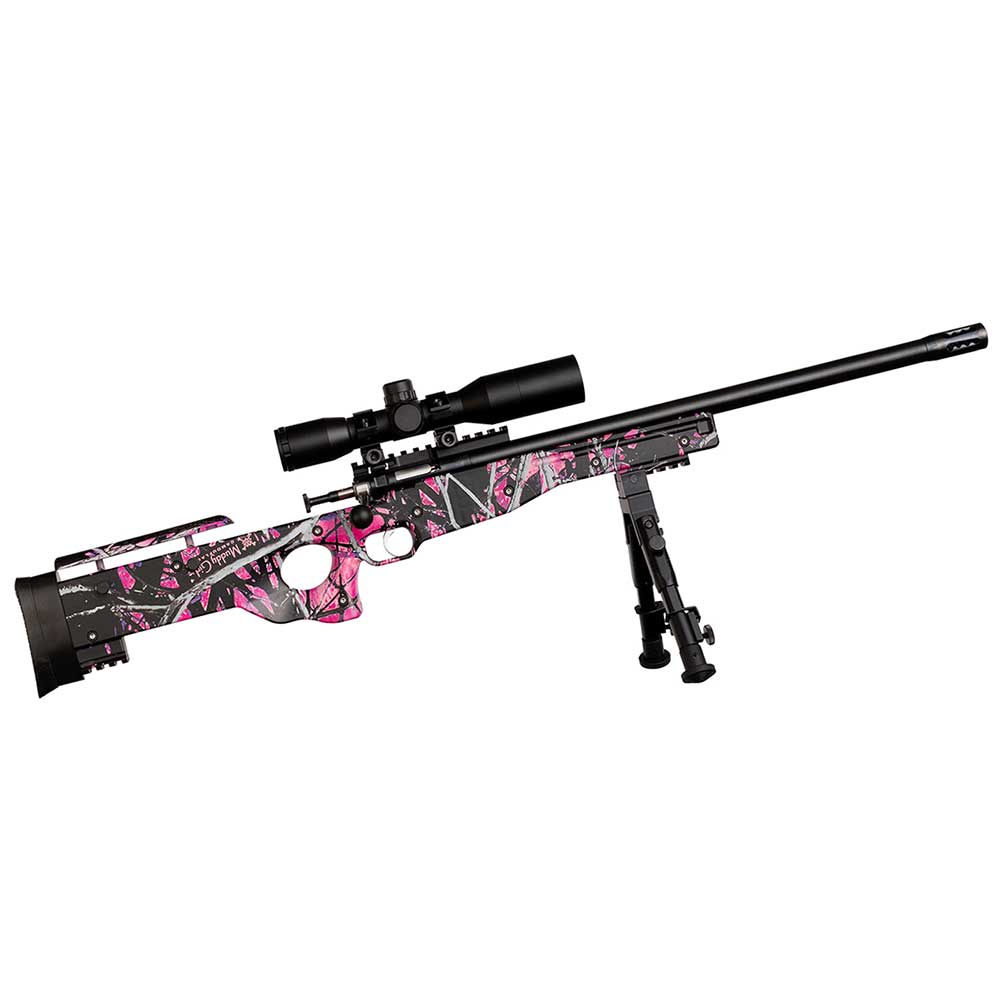 Keystone Sporting Arms Crickett CPR .22 LR single-shot bolt-action youth rifle in Muddy Girl camo pattern