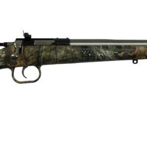 Keystone Sporting Arms Crickett .22 LR single shot youth rifle with stainless barrel and Break-Up Camo stock