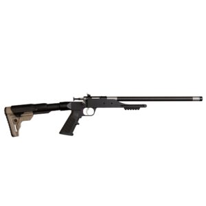 Keystone Sporting Arms Crickett 6061 Precision .22 LR single shot rifle in black with carbon fiber stock and threaded barrel