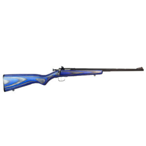 Keystone Sporting Arms Crickett .22 LR single shot youth rifle with blued barrel and blue laminate stock