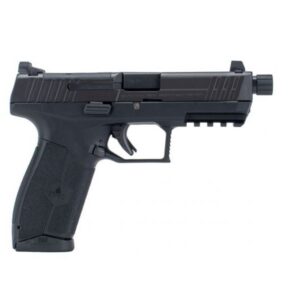 IWI Masada OR 9mm semi-auto pistol in black polymer with optic-ready serrated slide and threaded barrel