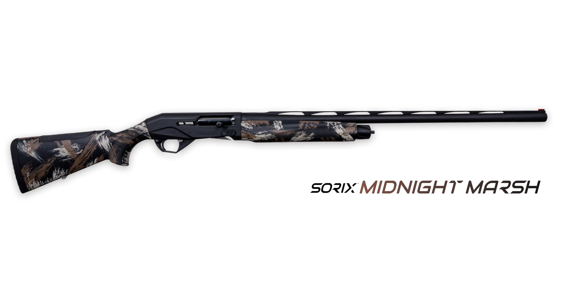 Weatherby Sorix Midnight Marsh 12 gauge semi-automatic shotgun with 28-inch barrel and Midnight Marsh finish