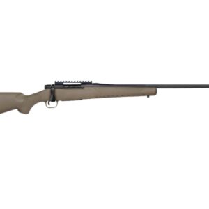 Mossberg Patriot Predator bolt-action rifle in 6.5 PRC with 24-inch matte blue barrel and flat dark earth stock