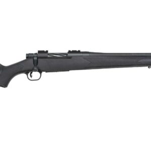 Mossberg Patriot bolt-action rifle in .400 Legend with 20-inch matte blued barrel and black synthetic stock