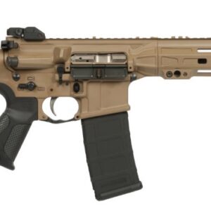 LWRC IC MKII semi-automatic rifle in Flat Dark Earth with 14.7-inch pinned and welded barrel chambered in 5.56 NATO