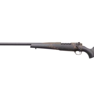 Weatherby Mark V Backcountry Carbon left-hand bolt-action rifle in .257 Weatherby Magnum with 26-inch barrel and carbon fiber stock