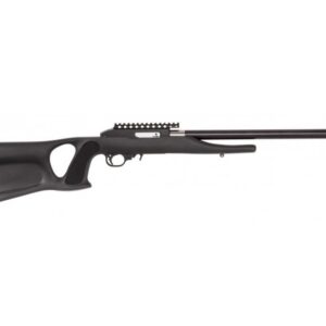 Magnum Research Magnum LT semi-automatic .22 LR rifle with switchbolt action and gray thumbhole stock, right-side view