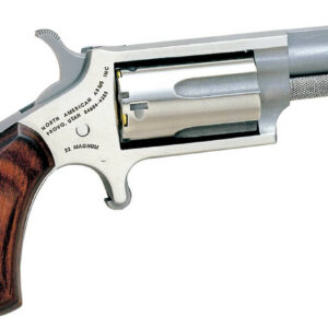 North American Arms NAA-22M Mini Revolver in .22 Magnum with 1-5/8 inch stainless steel barrel, right side view