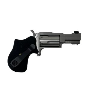 North American Arms NAA-22M-RULE1 Rule 1 .22 Magnum stainless mini revolver with 1-5/8 inch barrel and XS Green Front Sight