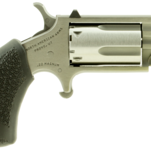 North American Arms PUG .22 Magnum single-action mini revolver with 1-inch ported stainless barrel and white dot sight