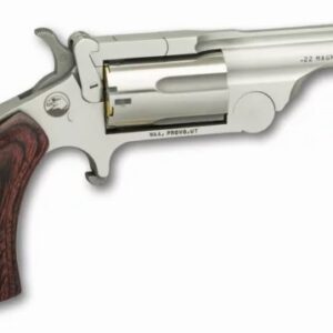 North American Arms Ranger II .22 Magnum 2.5 inch stainless single-action mini revolver, right side view