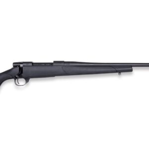 Weatherby Vanguard Obsidian bolt-action rifle in 6.5 PRC with 24-inch barrel and matte black finish