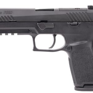 SIG SAUER P320 Full-Size 9mm striker-fired pistol with optic-ready slide and SIGLITE night sights in black Nitron finish