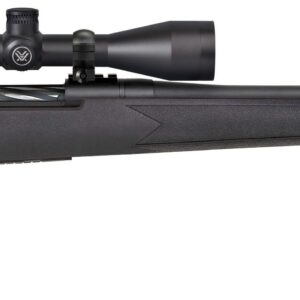 Mossberg Patriot .270 Winchester bolt-action rifle with 22-inch matte blued barrel and black synthetic stock