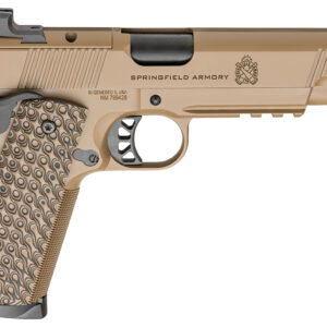Springfield Armory 1911 TRP AOS .45 ACP pistol in coyote finish with optic-ready slide and tritium night sights