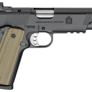 Springfield Armory 1911 Operator .45 ACP 5-inch optic-ready black pistol with tritium night sights and ambidextrous safety