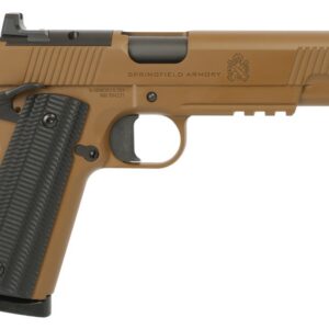 Springfield Armory 1911 Operator .45 ACP coyote brown finish 5-inch barrel with tritium night sights