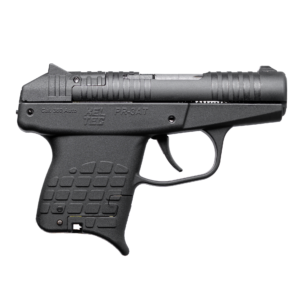 Kel-Tec P-3AT .380 ACP 10+1 striker-fired pistol in black finish, right side view