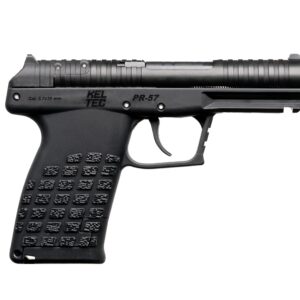 Kel-Tec PR-5.7 semi-auto striker-fired pistol in 5.7x28mm with black finish and optic-ready slide