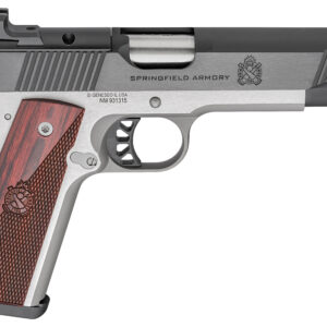 Springfield Armory 1911 Ronin 9mm 5-inch optic ready semi-auto pistol with blued slide and stainless frame