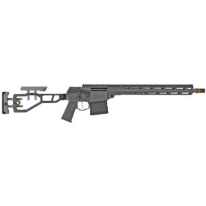 Q LLC The Fix bolt-action rifle in 6.5 Creedmoor with 16-inch gray barrel and black finish, right-side profile view