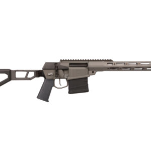 Q The Fix 8.6 Blackout 12-inch bolt-action pistol in gray with stainless barrel