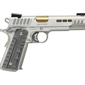 Kimber Rapide Dawn .45 ACP 5-inch 1911 semi-auto pistol with lightening-cut serrated slide and Tru-Glo TFX Pro sights