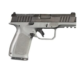 Rost Martin RM1C 9mm striker-fired pistol in black and gray with optic-ready serrated slide, 4-inch barrel, California compliant