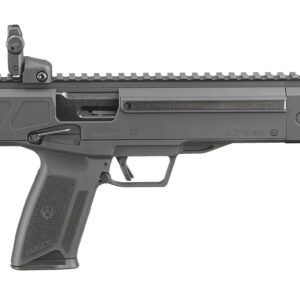 Ruger LC Carbine 5.7x28mm semi-automatic rifle with 16.25-inch barrel and black fixed stock, Model 19301
