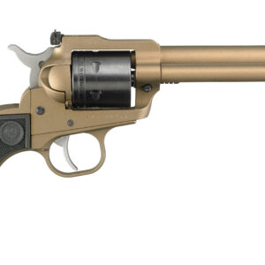 Ruger Super Wrangler single-action revolver in .22 Magnum with 5.5-inch barrel and Bronze Cerakote finish
