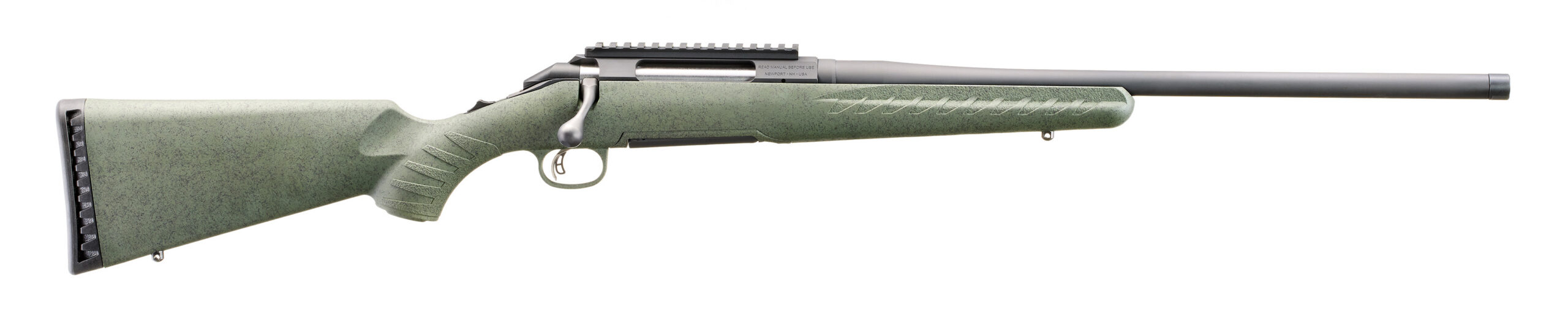 Glenfield Model A bolt-action rifle in .270 Winchester with 20-inch barrel, right-side profile view