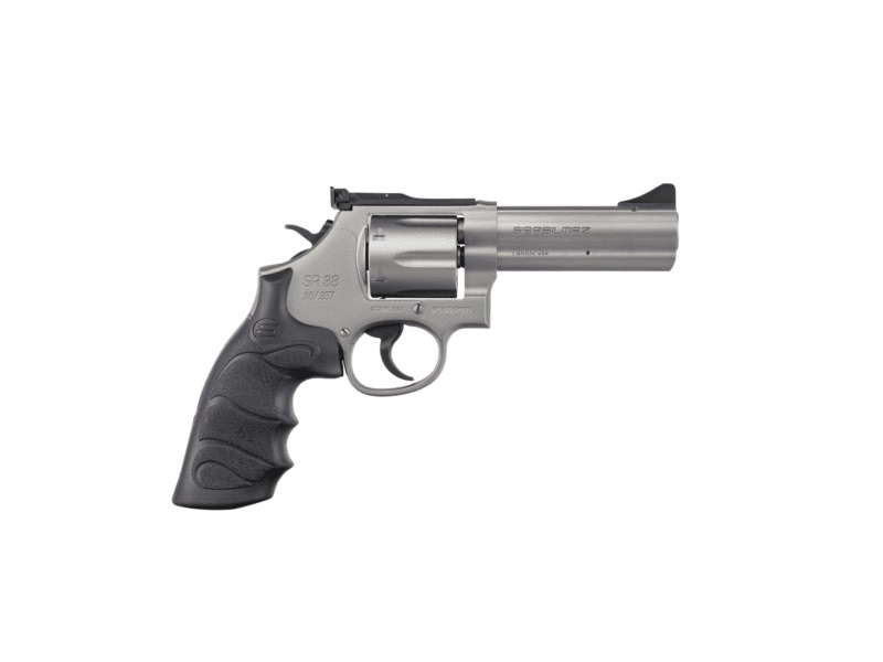 SAR Arms SAR Revolver .357 Magnum stainless steel 4-inch barrel double single action revolver with adjustable sights