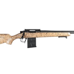 Christensen Arms Ridgeline Scout 6.5 Creedmoor bolt action rifle with 16-inch barrel in tan finish