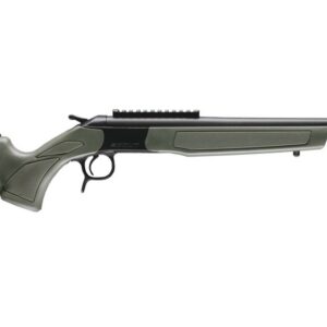 CVA Scout Spur single shot .410 bore shotgun with 20-inch barrel in blue finish and OD Green stock