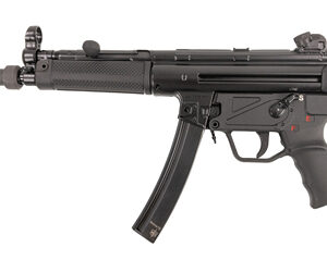 Military Armament Corp MAC 5 9mm semi-automatic pistol with 8.9-inch black threaded barrel and 30-round magazine