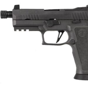 SIG SAUER P320 X-Carry Legion 9mm pistol in Legion Gray with threaded barrel and optic-ready slide