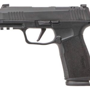 SIG SAUER P365X-MACRO COMP 9mm semi-automatic pistol with integrated compensator and optic-ready slide, black finish
