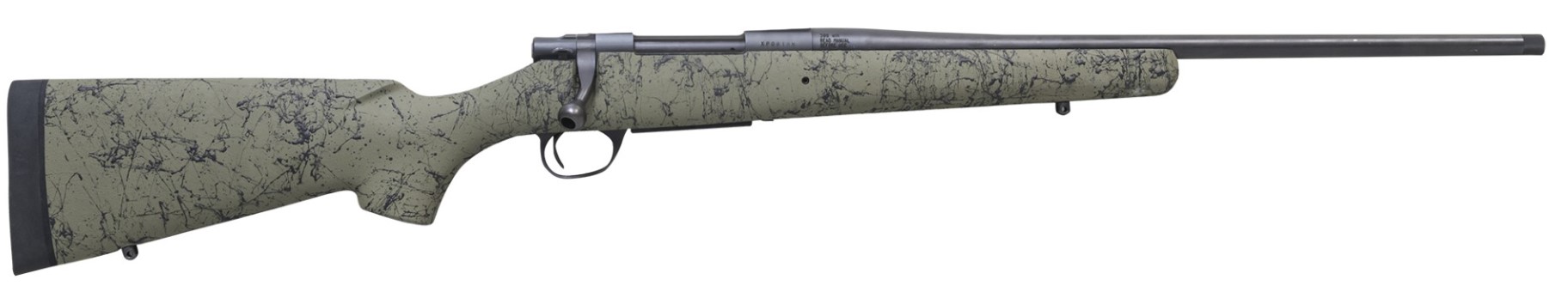 Howa 1500 SL Gen2 OD Green bolt-action rifle in .308 Winchester with 20-inch threaded barrel, right-side profile view