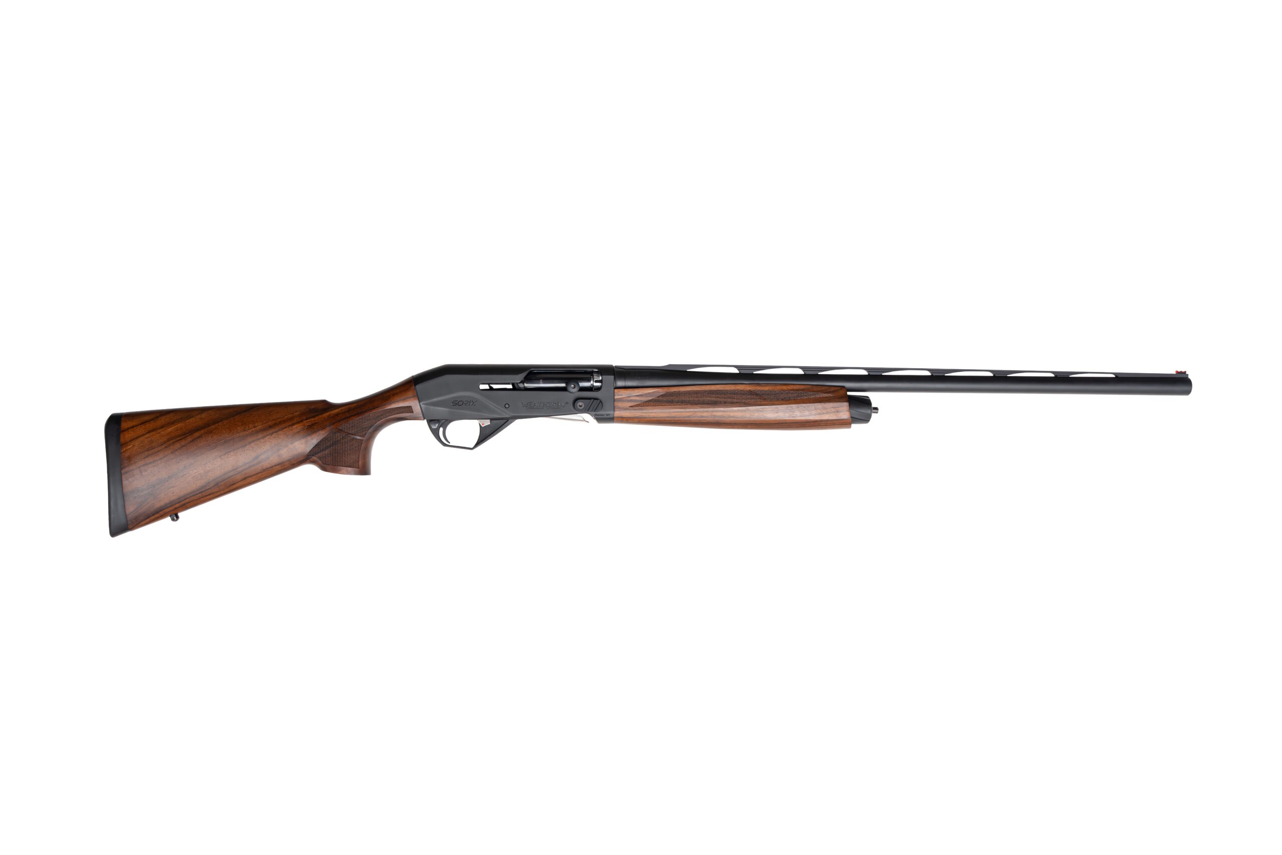 Weatherby Sorix Field 12 gauge semi-automatic shotgun with 28-inch blued barrel and wood stock